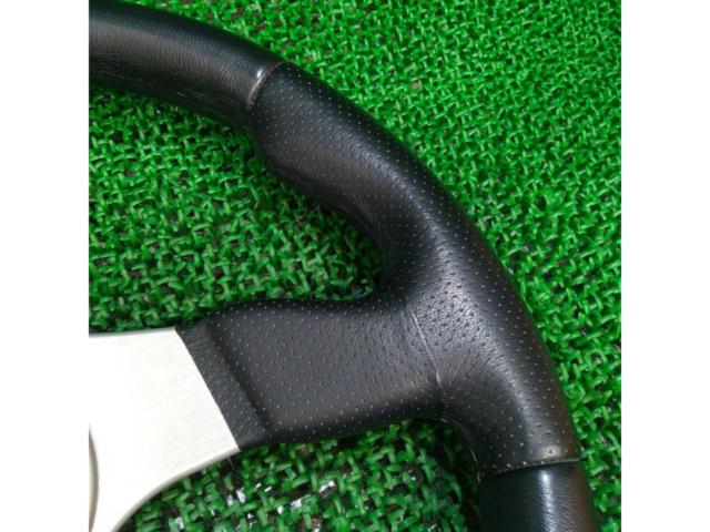 【MOMO】RACE レザーステアリング Φ350mm