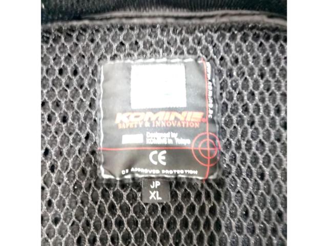【KOMINE】07-112 プロテクトハーフメッシュパーカ サイズ:XL