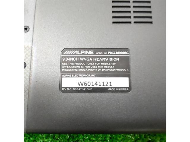 ALPINE PKG-M900SC 9インチ リアビジョンモニター