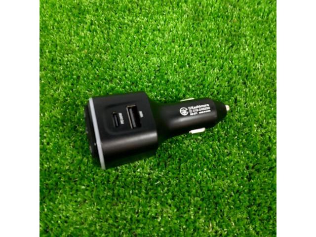 Kashimura FMトランスミッター フルバンド USB2ポート KD-271