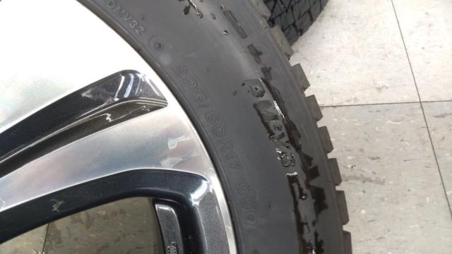 スバル GT系 XV純正ホイール+BRIDGESTONE BLIZZAK DM-V3