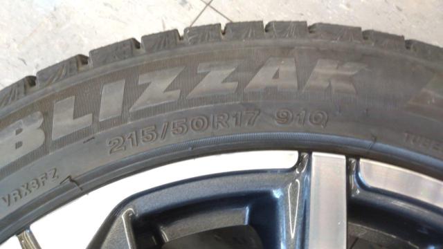 スバル純正 オプション SAA ホイール+BRIDGESTONE BLIZZAK VRX3