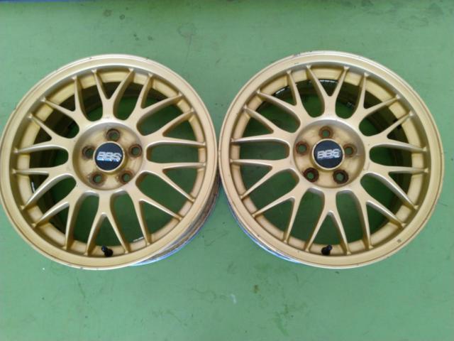 【ホイールのみ】スバル(SUBARU) 純正OP BBS RG362 ホイール 2本のみ