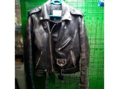 【サイズ不明】TRIUMPH ダブルライダースレザージャケット