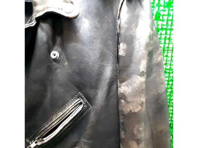 【サイズ不明】TRIUMPH ダブルライダースレザージャケット