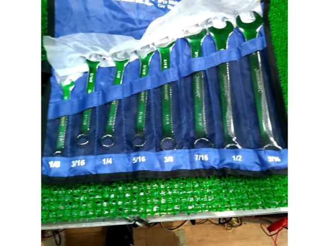 Silverline-633967 ウィットワース コンビネーションスパナ セット-8pc