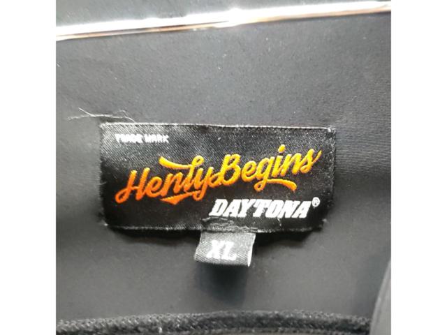 【XLサイズ】HenlyBegins DAYTONA コラボ インナープロテクター