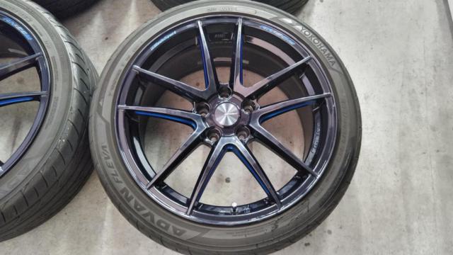 WedsSport(スポーツ) RN-55M  + YOKOHAMA(ヨコハマ) ADVAN FLEVA 【インプレッサ/シルビア/GRヤリス/チェイサー、マークⅡ、クレスタなど】