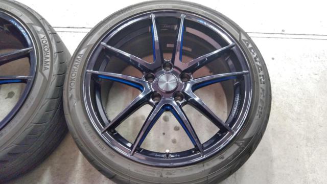 WedsSport(スポーツ) RN-55M  + YOKOHAMA(ヨコハマ) ADVAN FLEVA 【インプレッサ/シルビア/GRヤリス/チェイサー、マークⅡ、クレスタなど】