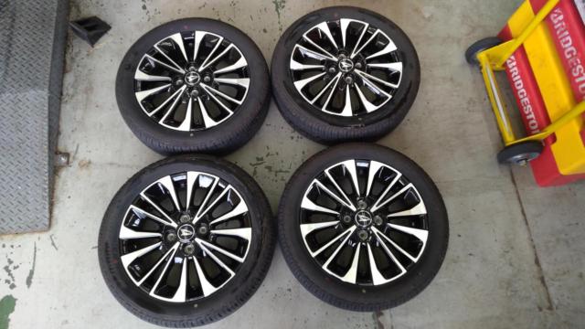 ダイハツ タントカスタムRS/LA650S 純正ホイール +BRIDGESTONE ECOPIa 