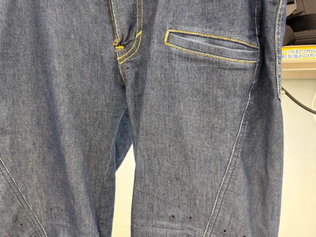 【サイズ:3L】BLUE MONSTER CLOTHING  空冷式ライダーデニム