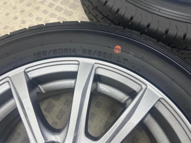 【プロボックスに♪】YOKOHAMA MILLOUS VX  +DUNLOP SP175L 155/80R14