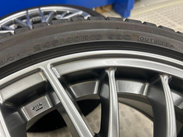 スバル純正(SUBARU)  SUBARU WRX S4/VAG 純正OP 18インチホイール  + BRIDGESTONE(ブリヂストン) BRIDGESTONE BLIZZAK VRX3