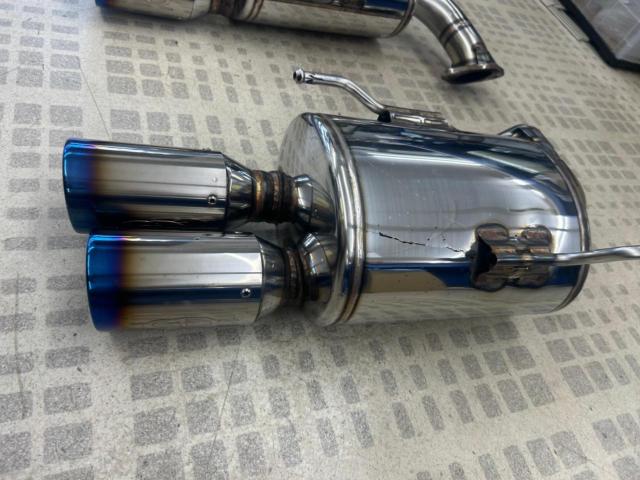 【WRX STI/VAB/WRX S4/VAG】GANADOR Vertex sports P.B.S搭載 ブルーテール マフラー