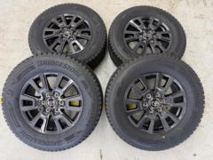 【バランス調整済み】TOYOTA 250系ランドクルーザー VXグレード純正ホイール  + BRIDGESTONE BLIZZAK DM-V3 265/65R18