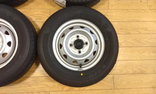 BRIDGESTONE JECT スチールホイール + BRIDGESTONE K370