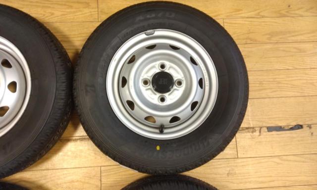 BRIDGESTONE JECT スチールホイール + BRIDGESTONE K370