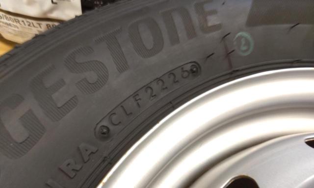 BRIDGESTONE JECT スチールホイール + BRIDGESTONE K370