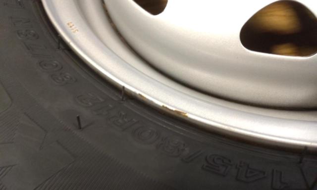 BRIDGESTONE JECT スチールホイール + BRIDGESTONE K370