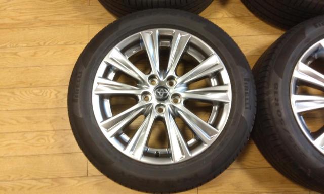TOYOTA 30系アルファード タイプゴールド前期純正ホイール + PIRELLI POWERGY