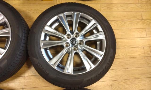 TOYOTA 30系アルファード タイプゴールド前期純正ホイール + PIRELLI POWERGY