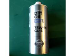 日産純正 デフオイルハイポイドスーパーS GL-5 75W-90 1L KLD36-75901