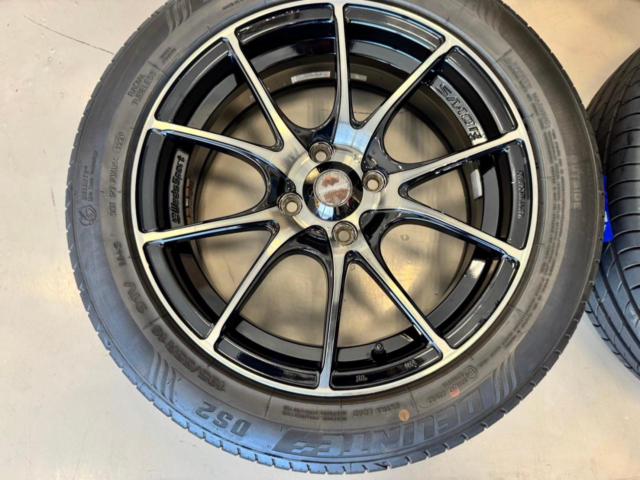 WedsSport SPORT SA-10R+DELINTE DS2【フィット(GE系/GK系/GR系)/ノート(E12系)/スイフト(ZC系/ZD系)/アクア(NHP10系)/デミオ】