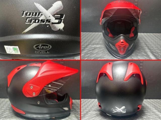 【Arai】TOUR-CROSS 3 山城コラボモデル 製造年月日:2015年2月6日 61-62cm