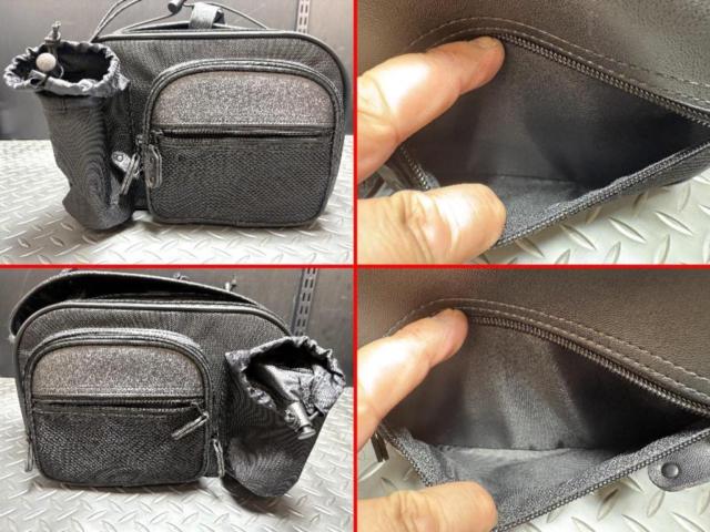 【MOTO FIZZ】 MFK-100ミニフィールドシートバッグ 19L～27L ブラック