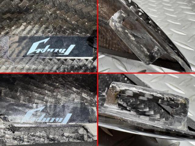 Carbony(カーボニー) ドライカーボン タンクサイドカバー 綾織り スズキ GSX-R750 ’11-