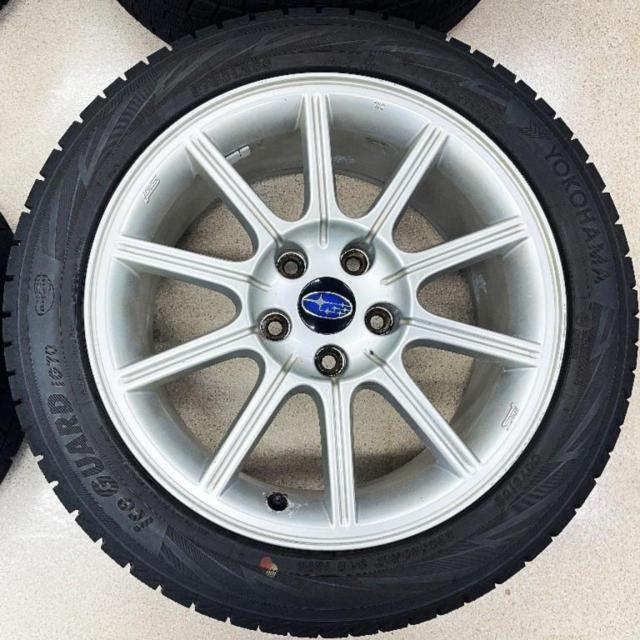 スバル(SUBARU) GDB系 インプレッサ STI 後期純正 + YOKOHAMA(ヨコハマ) iceGUARD7 iG70 235/45R17 94Q 2024年製 4本