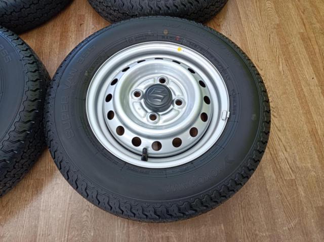 スズキ キャリイ純正スチール+YOKOHAMA SUPER VAN355 80/78N LT