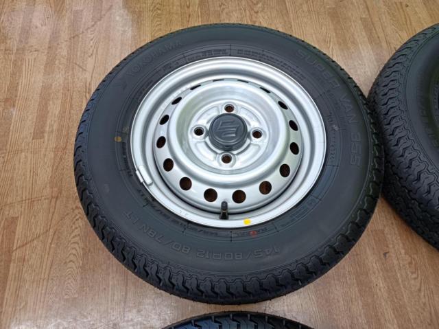 スズキ キャリイ純正スチール+YOKOHAMA SUPER VAN355 80/78N LT