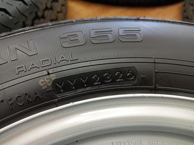 スズキ キャリイ純正スチール+YOKOHAMA SUPER VAN355 80/78N LT