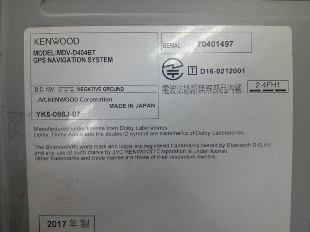 【KENWOOD】MDV-D404BT