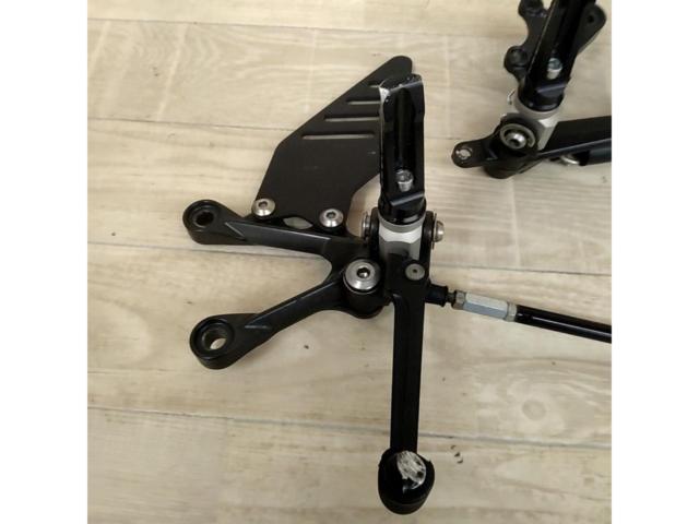 KAWASAKI ZX-6R 純正ステップセット + Valter Moto Components マルチステップバー