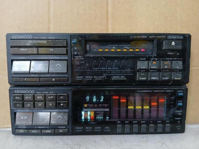 KENWOOD KGC-7408 KXC-7508 アンプレスカセットデッキ