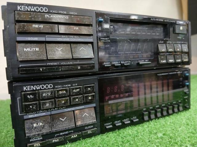 KENWOOD KGC-7408 KXC-7508 アンプレスカセットデッキ