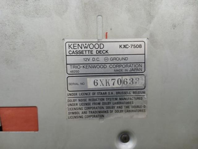 KENWOOD KGC-7408 KXC-7508 アンプレスカセットデッキ
