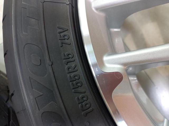 ホンダ純正 JF3 N-BOXカスタム後期純正ホイール + TOYO PROXES LuKII