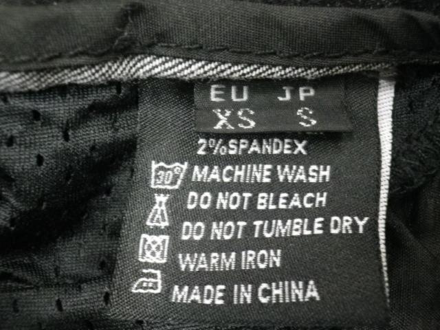Moto Jeans ブラックデニム Z07239