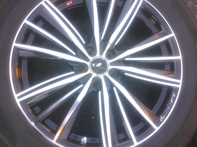 weds LEONIS WX + HANKOOK/KINGSTAR Ventus S1 evo3 235/55-19 4本セット Z07344