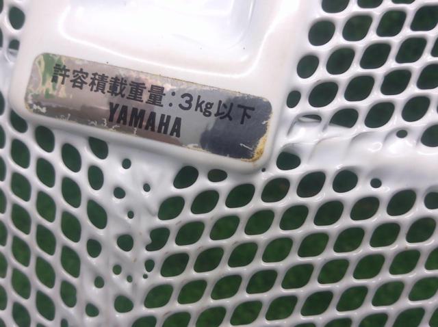 YAMAHA フロントバスケット ホワイト Z07363