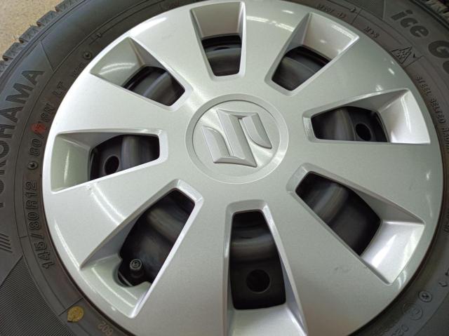 SUZUKI DA17V エブリィバン 純正 スチール+YOKOHAMA iceGUARD iG91 80/78N LT