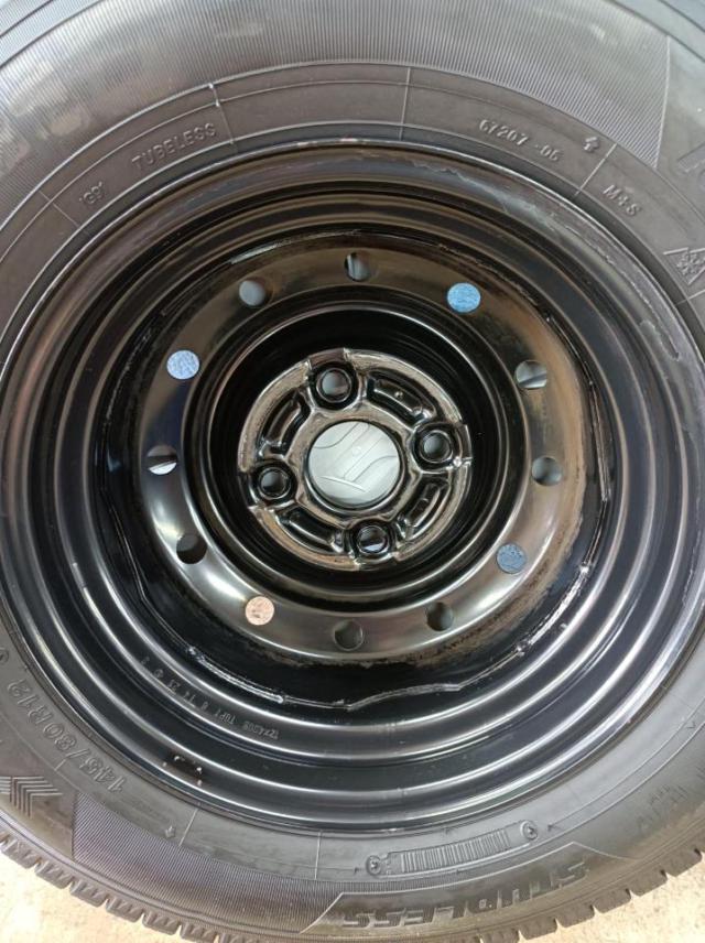 SUZUKI DA17V エブリィバン 純正 スチール+YOKOHAMA iceGUARD iG91 80/78N LT