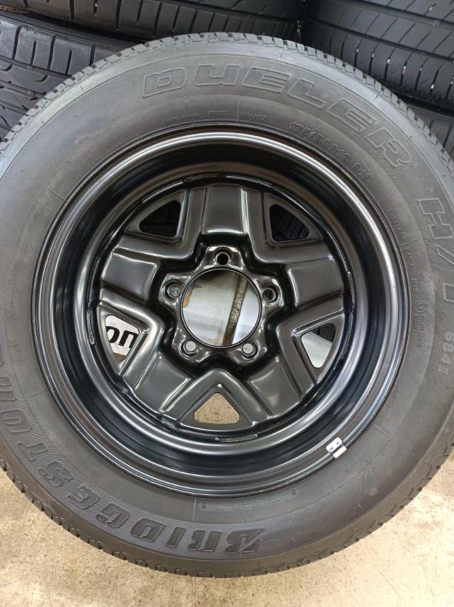 SUZUKI  JB64W ジムニー 純正 スチール+BRIDGESTONE DUELER H/T 684Ⅱ91S 【納車外し1本】