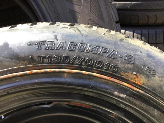 マツダ純正(MAZDA)  FC3S 応急タイヤ  BRIDGESTONE TRACOMPA-3 1本のみ