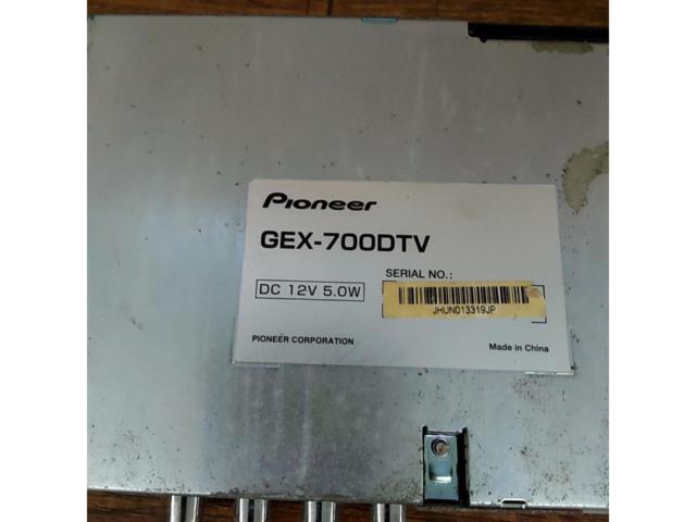 carrozzeria  GEX-700DTV  2×2地デジチューナー