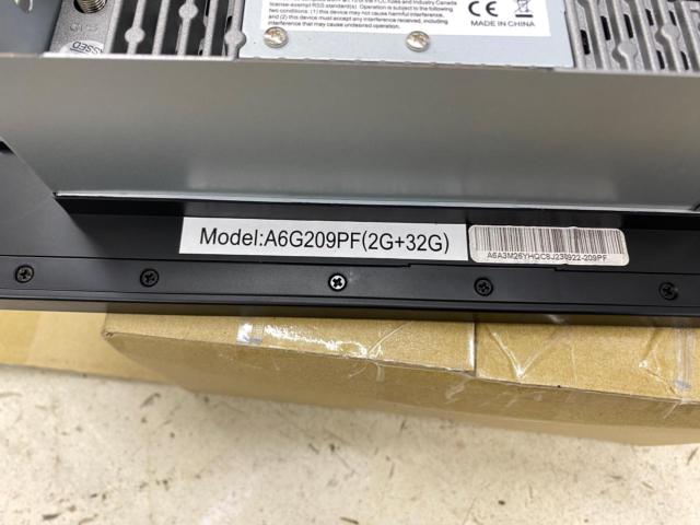 ATOTO A6G209PF 9インチアンドロイドナビ