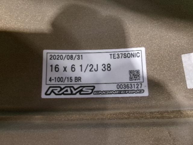 RAYS VOLK RACING TE37 SONIC  + DUNLOP DIREZZA DZ102 195/50R16 84V